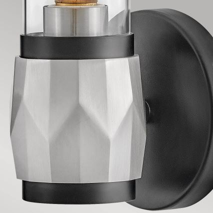 Hinkley - Стенно осветително тяло за баня ELLISON 2xE27/40W/230V IP44 черно