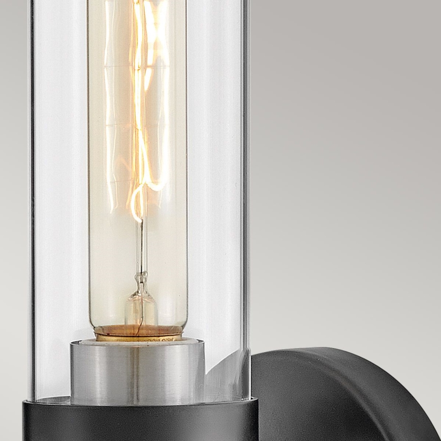 Hinkley - Стенно осветително тяло за баня ELLISON 2xE27/40W/230V IP44 черно