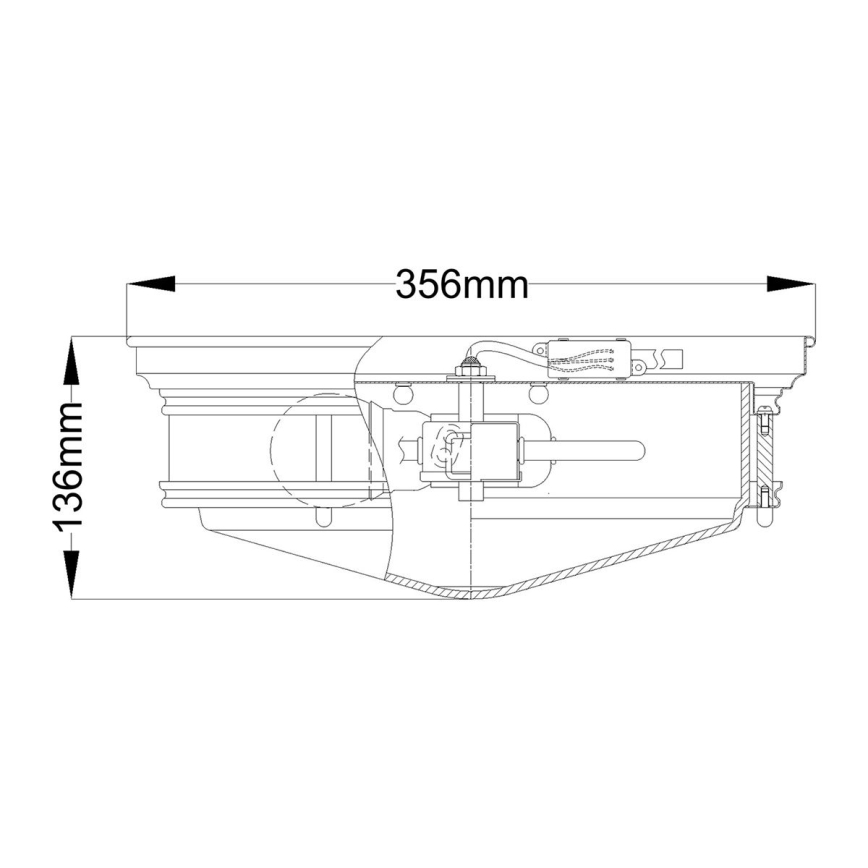 Hinkley - Плафон HADLEY 3xE27/40W/230V лъскав хром