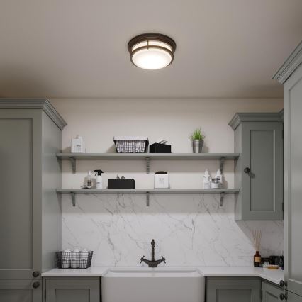 Hinkley - Плафон за баня HADLEY 3xE27/40W/230V IP44 бронзов