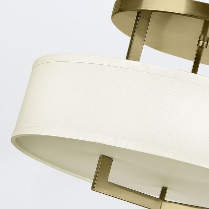 Hinkley - Таванно осветително тяло HAMPTON 3xE27/60W/230V Ø 50,8 cm златисто