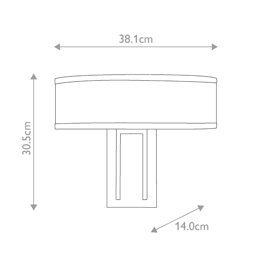 Hinkley - Стенно осветително тяло HAMPTON 2xE14/40W/230V златно