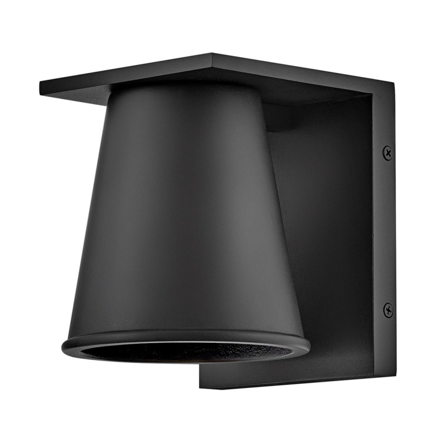 Hinkley - LED Екстериорен аплик HANS 1xGU10/8W/230V IP44 черен
