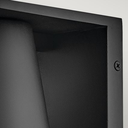 Hinkley - LED Екстериорен аплик HANS 1xGU10/8W/230V IP44 черен
