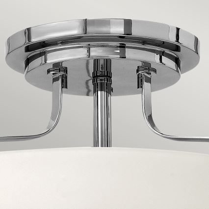 Hinkley - Плафонен полилей HARPER, 3x E27/60W/230V, Ø 36,6 см, лъскав хром