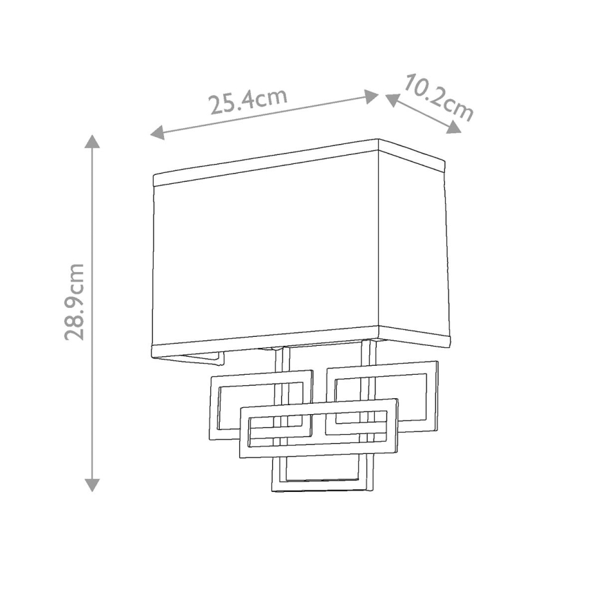 Hinkley - Аплик LANZA 2xE14/60W/230V матов хром