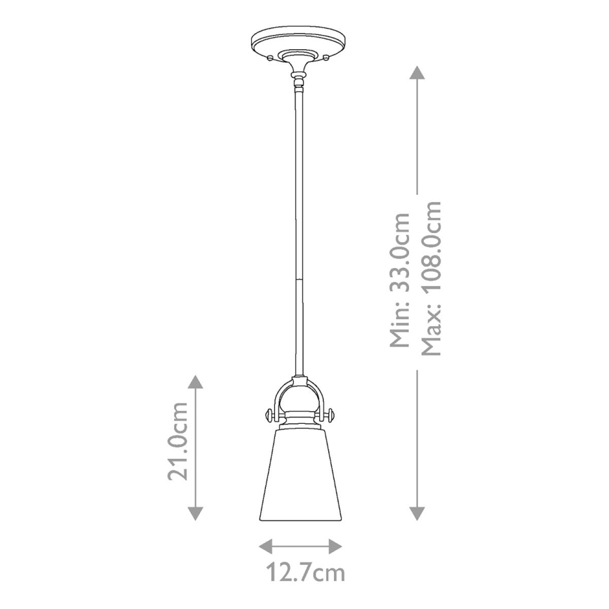 Hinkley - Висящ полилей MAYFLOWER 1xE27/60W/230V