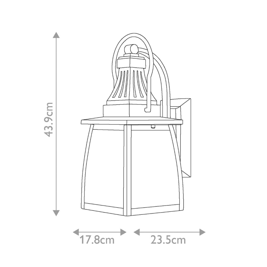 Hinkley - Екстериорен аплик MONTAUK 2xE14/60W/230V IP44