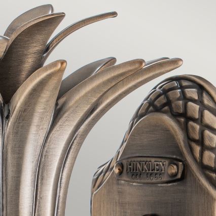 Hinkley - Екстериорен аплик PLANTATION 1xE27/40W/230V IP44 бронзов