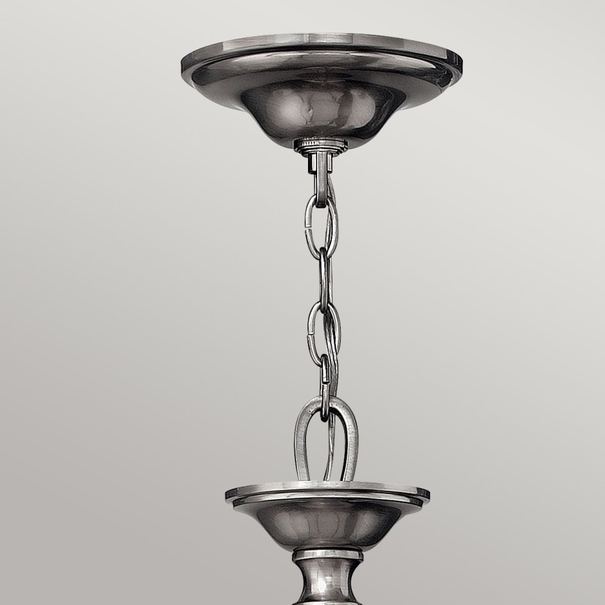 Hinkley - Полилей на верига SUSSEX 5xE14/40W/230V матов хром