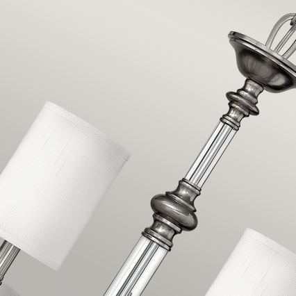 Hinkley - Полилей на верига SUSSEX 9xE14/40W/230V матов хром