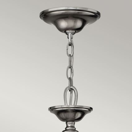 Hinkley - Полилей на верига SUSSEX 9xE14/40W/230V матов хром