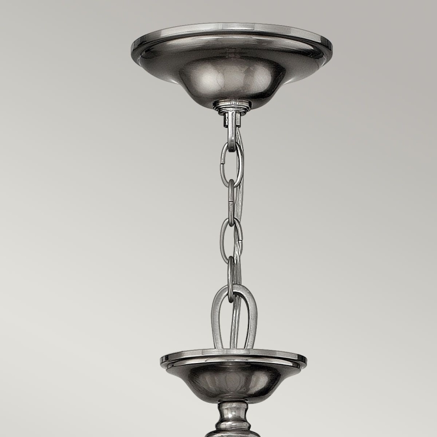 Hinkley - Полилей на верига SUSSEX 9xE14/40W/230V матов хром