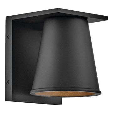 Hinkley - LED Екстериорен аплик HANS 1xGU10/8W/230V IP44 черен