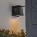 Hinkley - LED Екстериорен аплик HANS 1xGU10/8W/230V IP44 черен