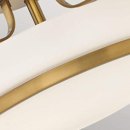 Hinkley - Полилей за повърхностен монтаж HARPER 3xE27/60W/230V месинг