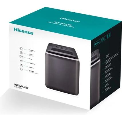 HISENSE IMC2000A - Ледогенератор 2,8 l 120W/230V черен