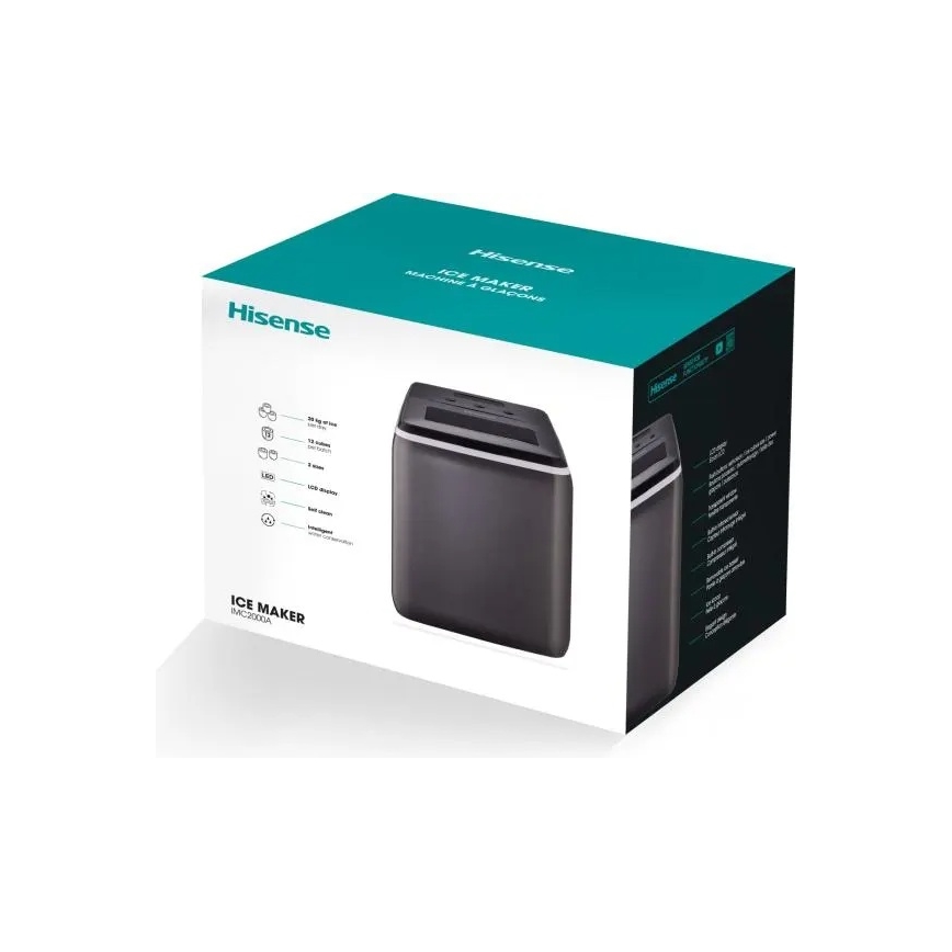 HISENSE IMC2000A - Ледогенератор 2,8 l 120W/230V черен