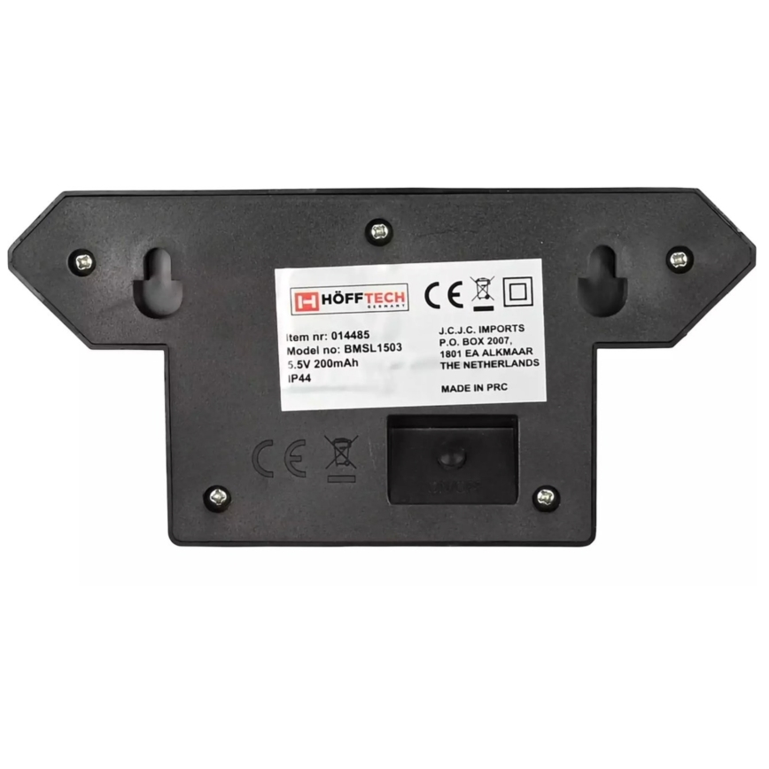 HÖFFTECH - LED соларна стенна лампа с датчик за движение и датчик за сумрак LED/5,5V 200 mAh IP44