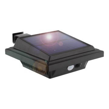 HÖFFTECH - LED соларна стенна лампа със сензор за движение и сумрак LED/3,7V 2000 mAh IP65