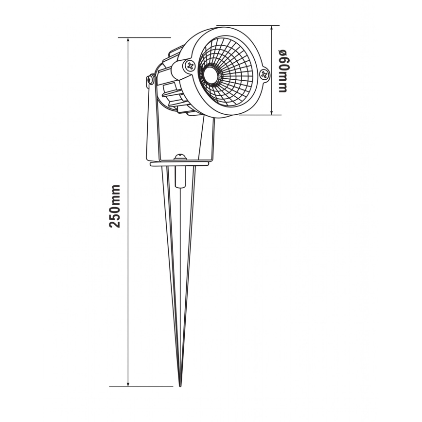 HÖFFTECH - LED Външна лампа LED/5W/230V IP65