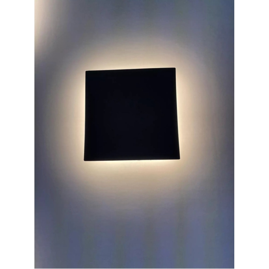 HÖFFTECH - LED Външно стенно осветително тяло LED/10W/230V квадратно IP65