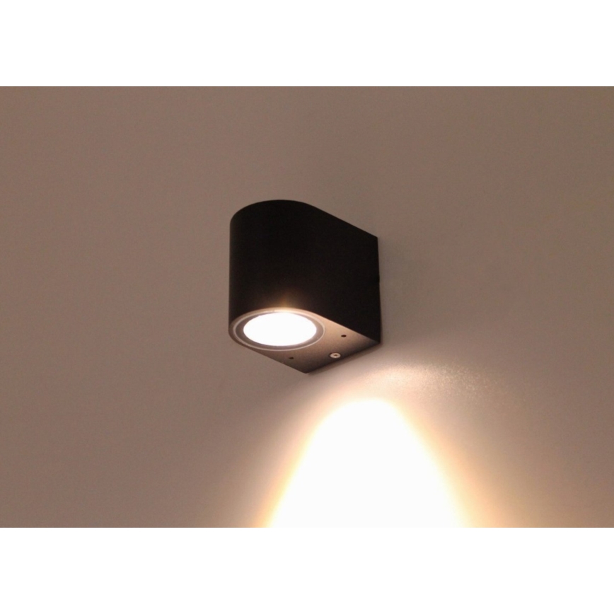 HÖFFTECH - Външно стенно осветително тяло 1xGU10/35W/230V IP65