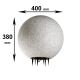 IBV 409140-010 - Външна лампа GRANITE BALL 1xE27/25W/230V IP65 pr. 400 mm