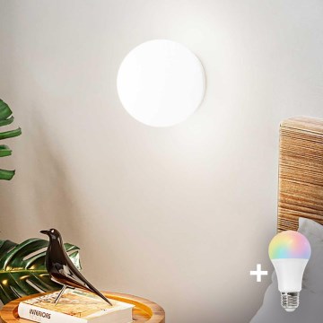 Ideal Lux 59815 - LED RGBW димируемо стенно осветително тяло MAPA 1xE27/12W/230V 2700-6500K