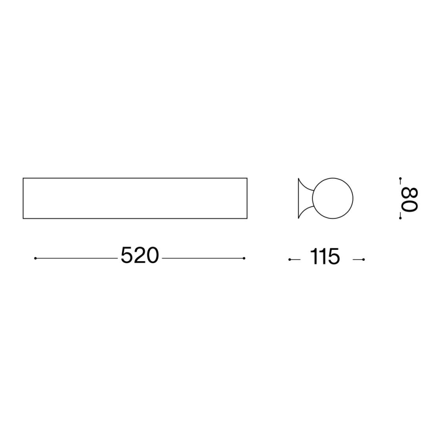 Ideal Lux - Аплик CAMERINO 3xE14/40W/230V бял