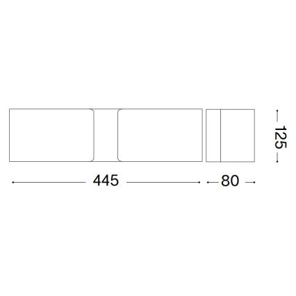 Ideal Lux - Аплик CLIP 2xE27/60W/230V кафяв