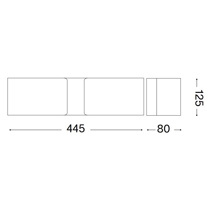 Ideal Lux - Аплик CLIP 2xE27/60W/230V кафяв