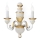 Ideal Lux - Аплик FIRENZE 2xE14/40W/230V бял/златист