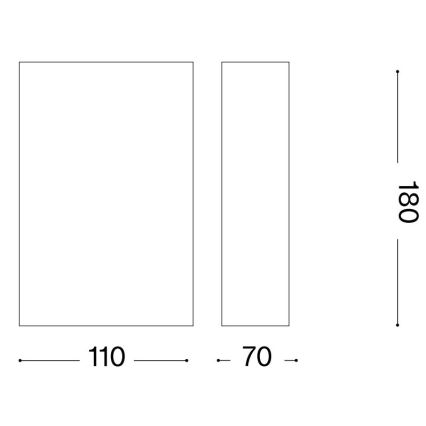 Ideal Lux - Аплик FLASH 1xG9/40W/230V бял