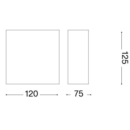 Ideal Lux - Аплик FLASH GESSO 1xG9/40W/230V бял