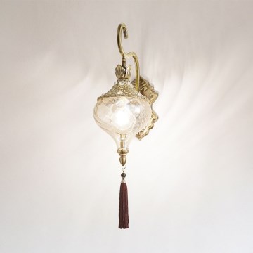 Ideal Lux - Аплик HAREM 1xE27/42W/230V месинг