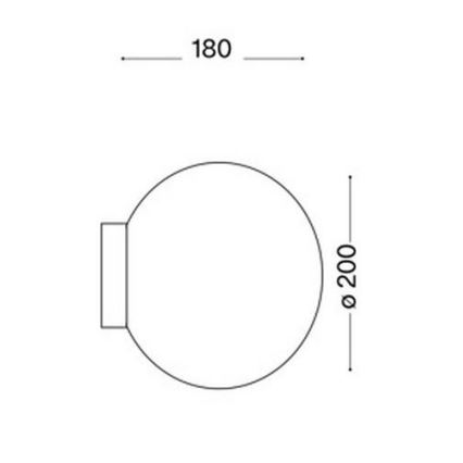 Ideal Lux - Аплик MAPA 1xE27/60W/230V