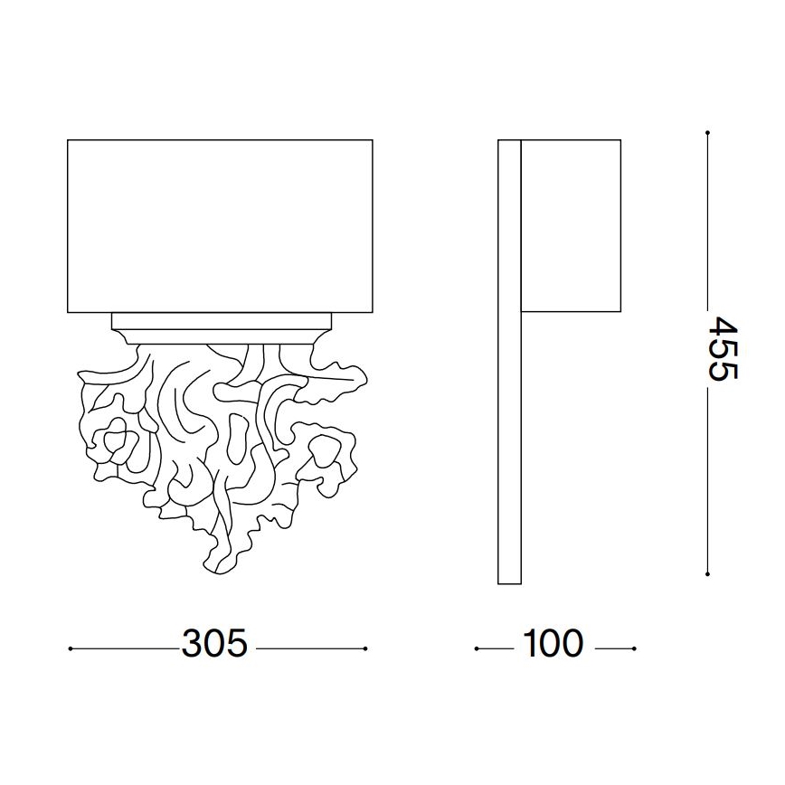 Ideal Lux - Аплик PETER 2xE14/40W/230V
