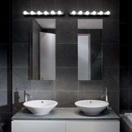 Ideal Lux - Аплик PRIVE 8xE14/40W/230V лъскав хром