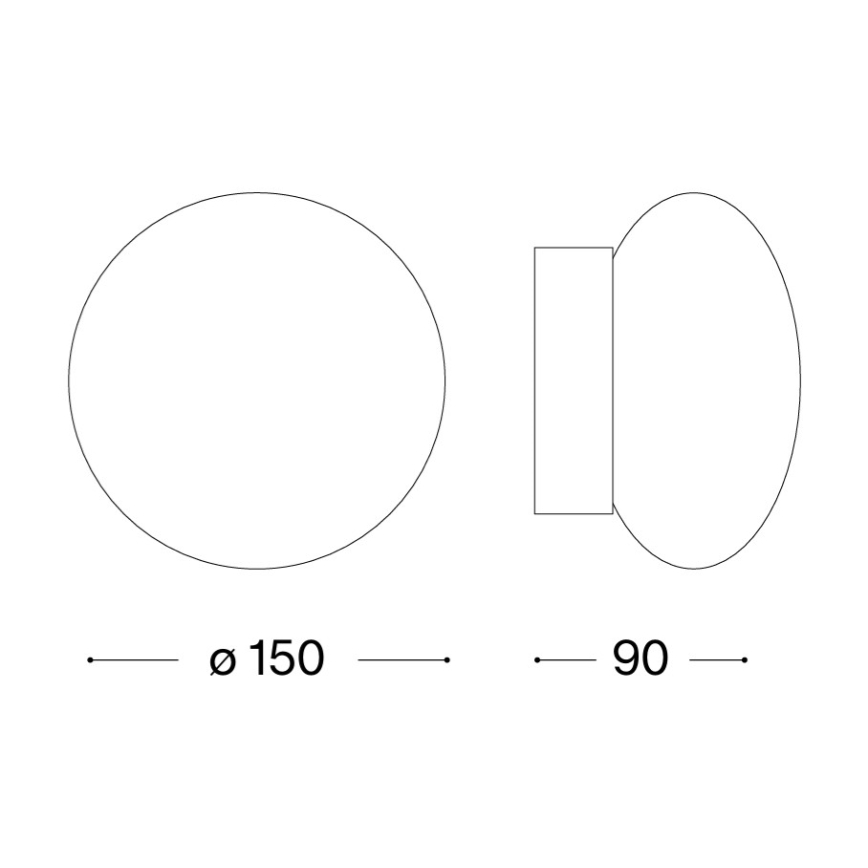 Ideal Lux - Аплик за баня BUBBLE 2xG9/15W/230V IP54 бял