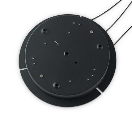 Ideal Lux - димируем LED полилей на кабел OZ LED/48W/230V Ø 60 см CRI 90 черен