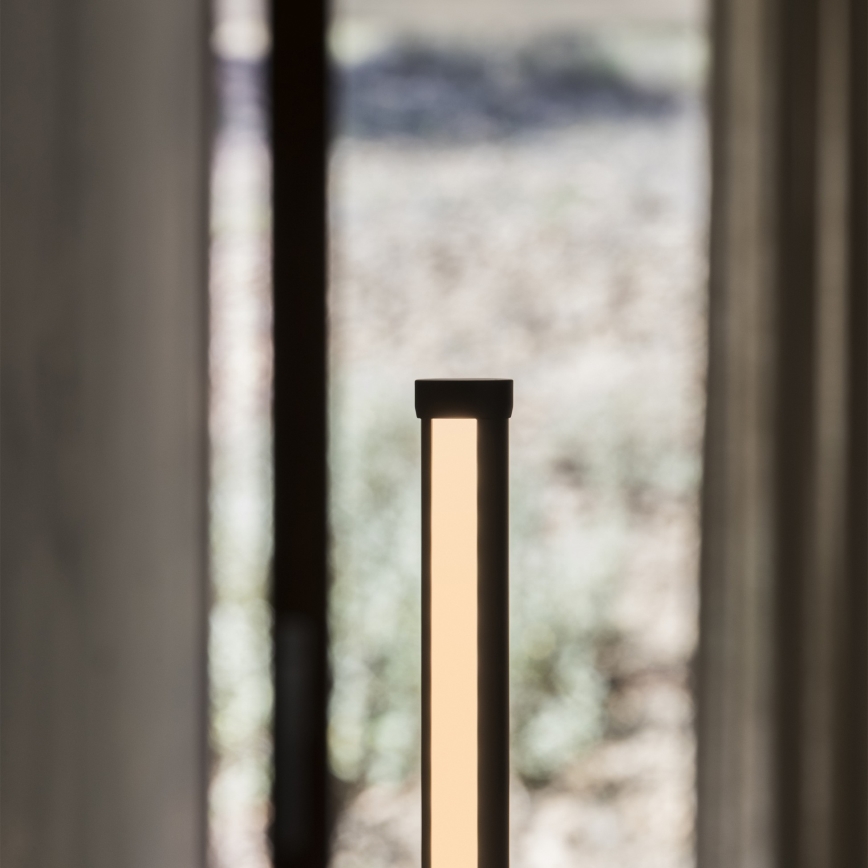 Ideal Lux - Димируема LED подова лампа YOKO LED/16W/230V CRI 90 черна