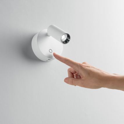 Ideal Lux - димируемо LED стеннo точково осветително тяло с докосване ELF LED/3W/230V CRI 95 бяло