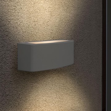 Ideal Lux - Екстериорен аплик ANDROMEDA 1xE27/60W/230V IP55 антрацит