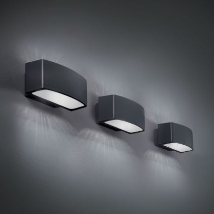Ideal Lux - Екстериорен аплик ANDROMEDA 1xE27/60W/230V IP55 антрацит