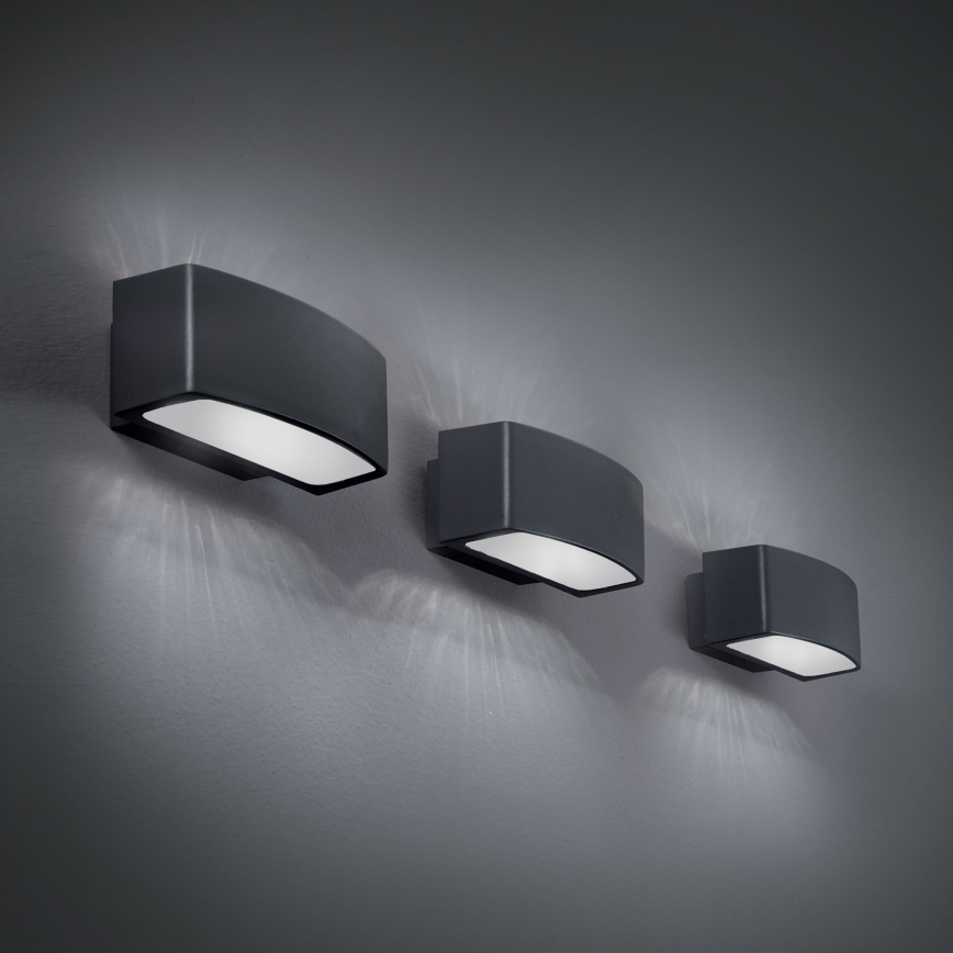 Ideal Lux - Екстериорен аплик ANDROMEDA 1xE27/60W/230V IP55 антрацит