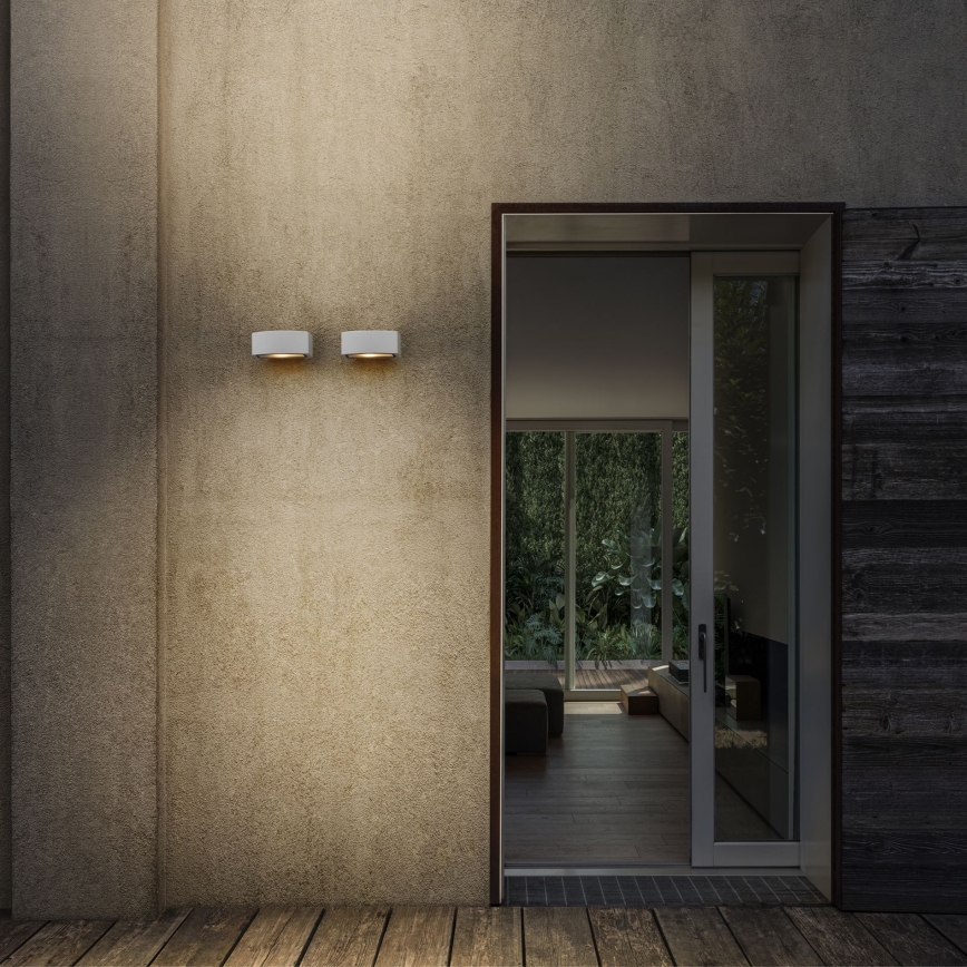 Ideal Lux - Екстериорен аплик ANDROMEDA 1xE27/60W/230V IP55 бял