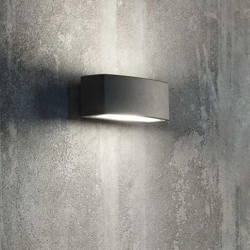 Ideal Lux - Екстериорен аплик ANDROMEDA 1xE27/60W/230V IP55 черен