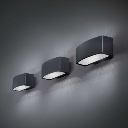 Ideal Lux - Екстериорен аплик ANDROMEDA 1xE27/60W/230V IP55 черен