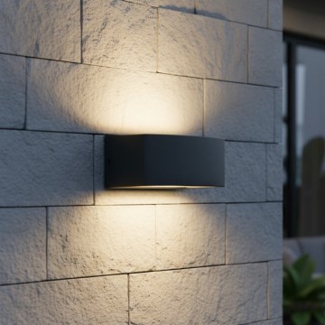 Ideal Lux - Екстериорен аплик ANDROMEDA 1xE27/60W/230V IP55 черен